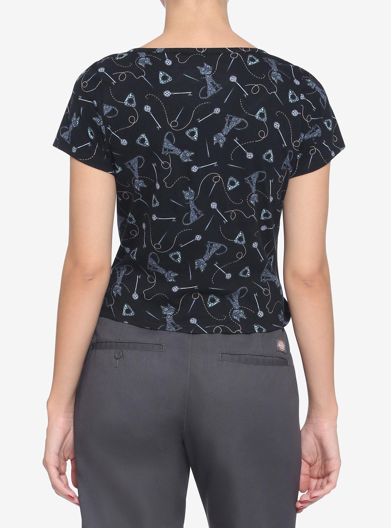 Coraline Button Front Keys & Thread Top, MULTI, alternate