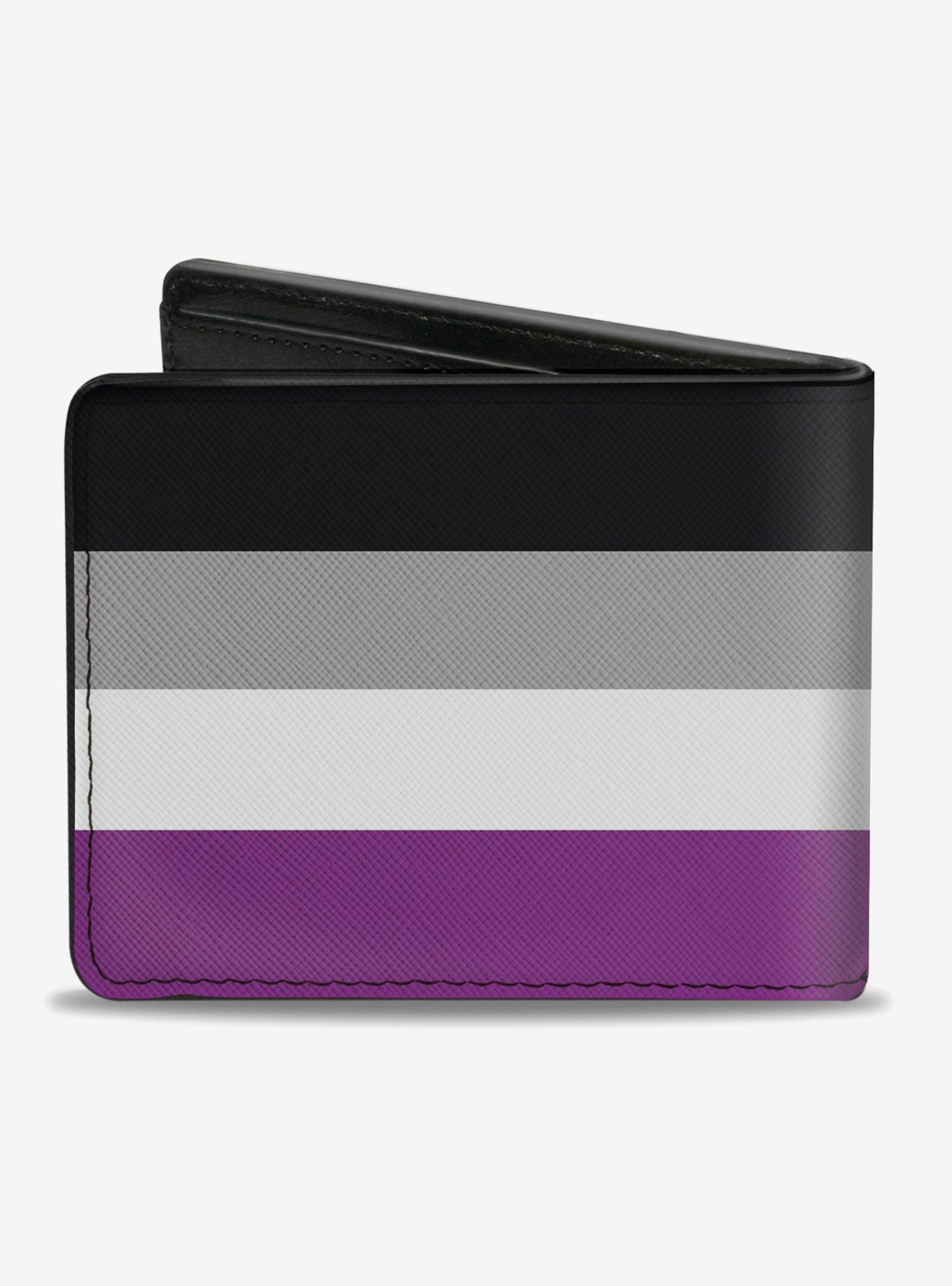 Asexual Flag Bifold Wallet, , alternate