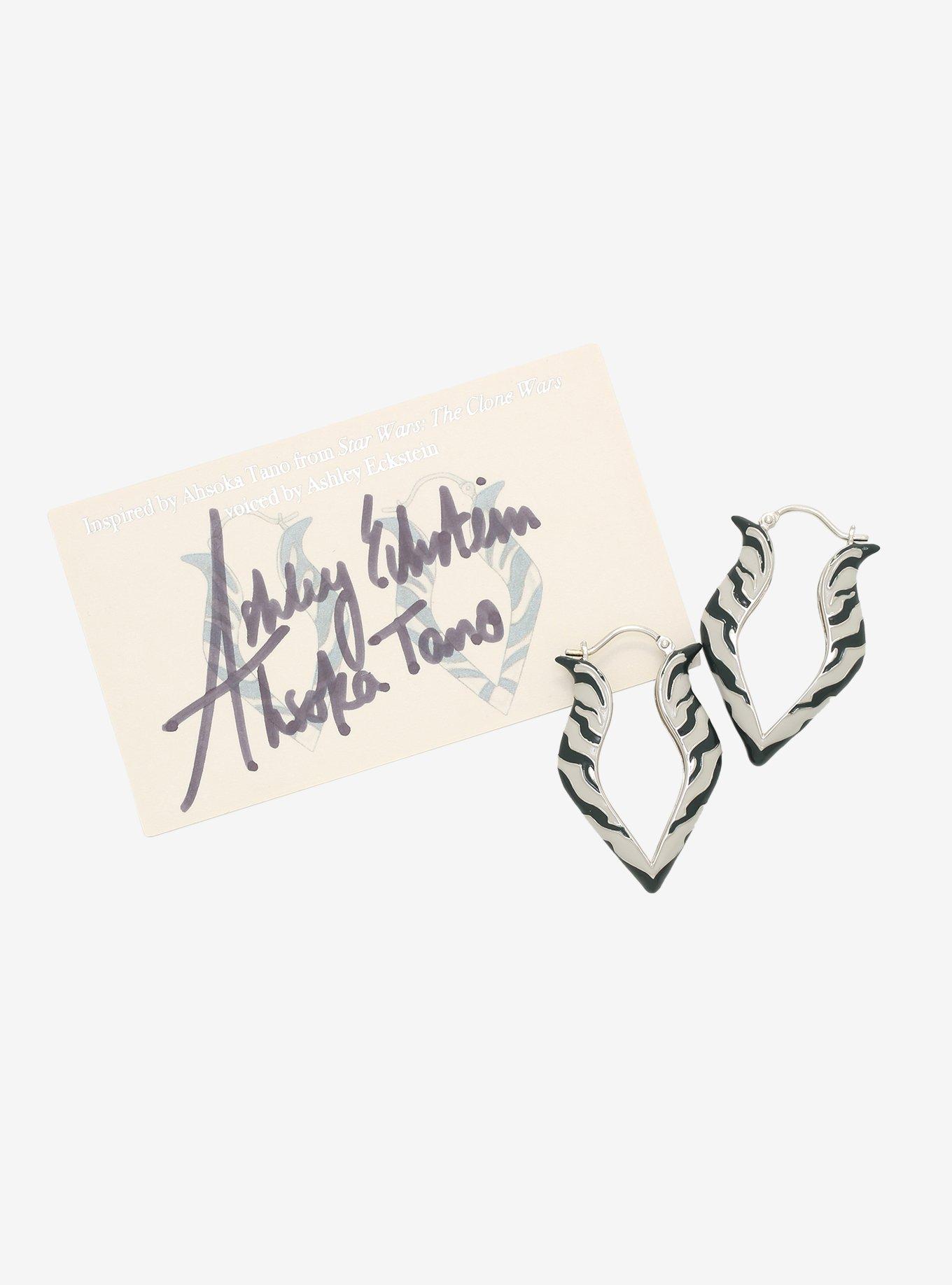 RockLove Star Wars: The Clone Wars Ahsoka Hoop Earrings Signed By Ashley Eckstein Her Universe Exclusive, , alternate