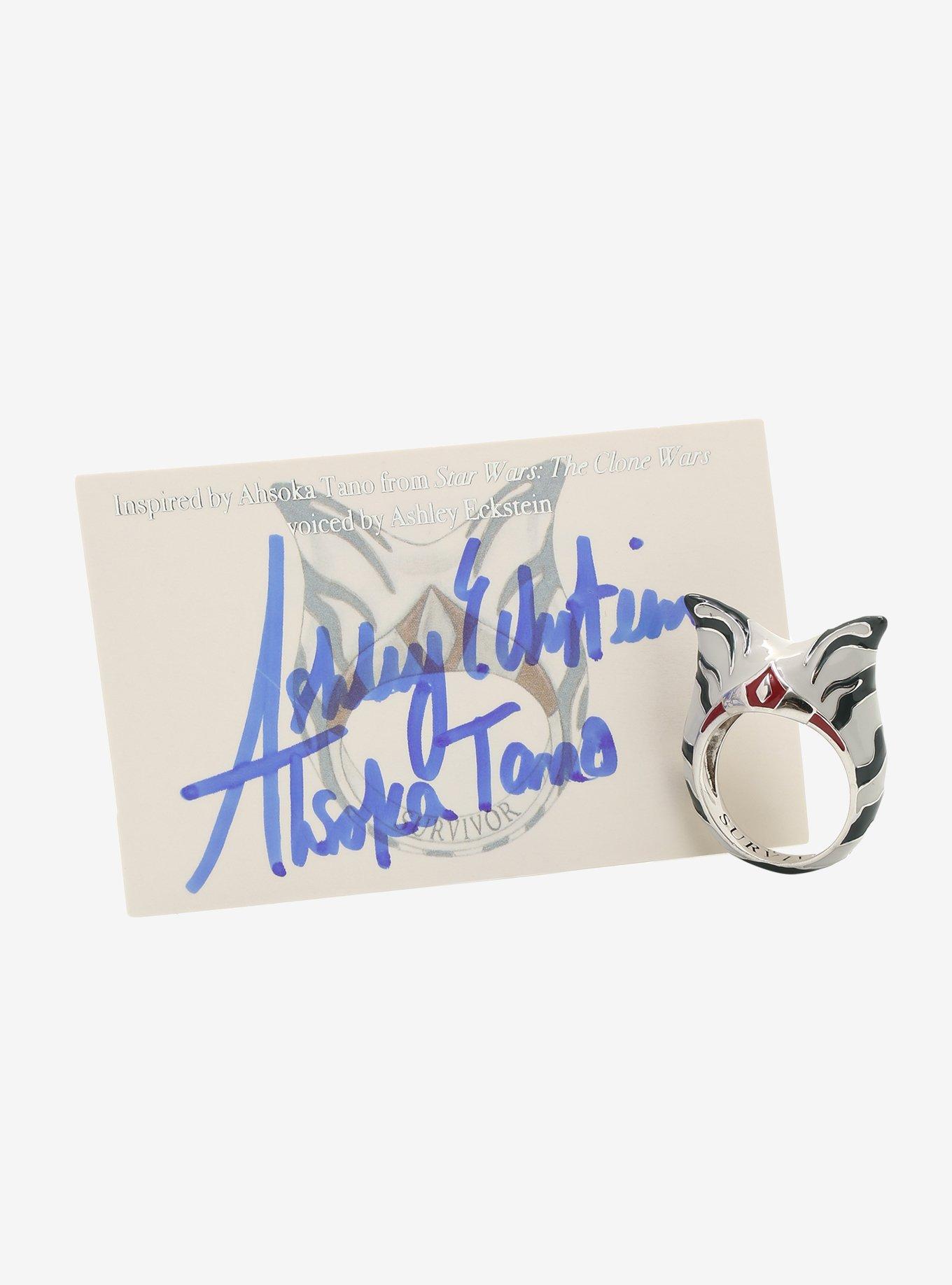 RockLove Star Wars: The Clone Wars Ahsoka Ring Signed By Ashley Eckstein Her Universe Exclusive, MULTI, alternate