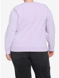 Beetlejuice Chibi Lavender Girls Sweatshirt Plus Size, MULTI, alternate