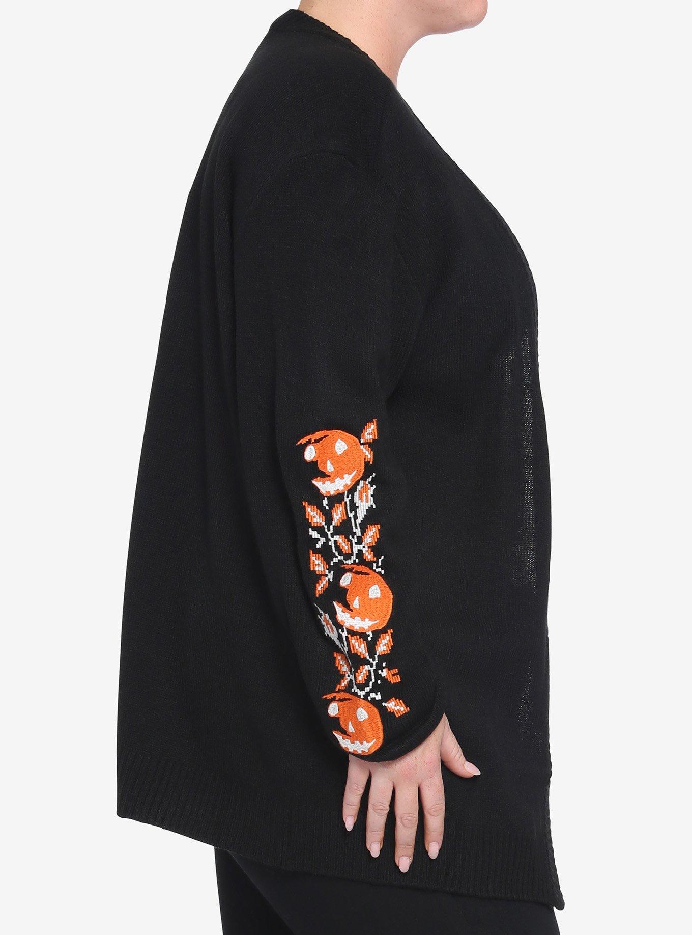 Halloween Michael Myers Pumpkin Girls Cardigan Plus Size, MULTI, alternate