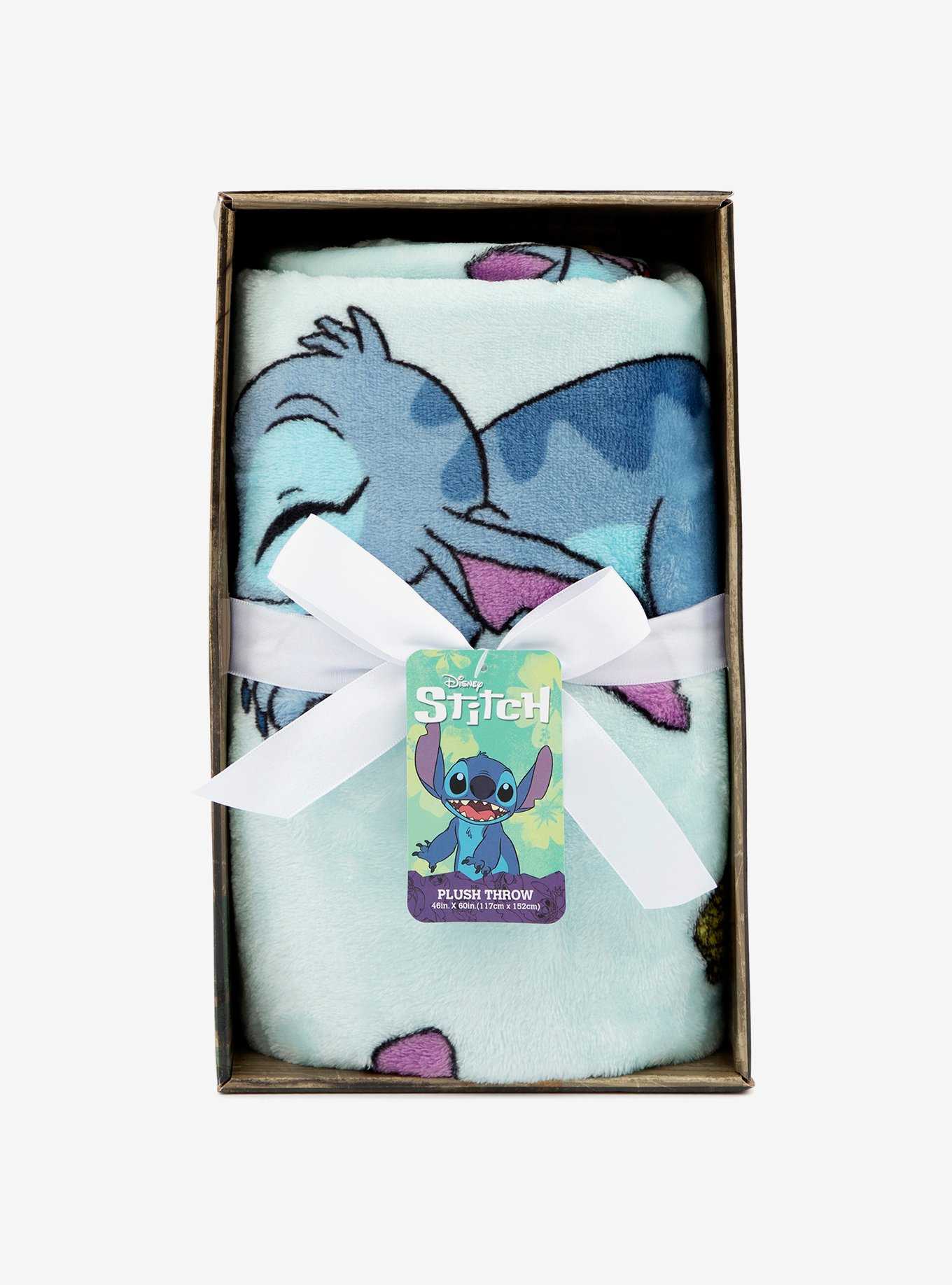 Disney Lilo & Stitch Sleepy Stitch & Pineapples Throw Blanket, , hi-res