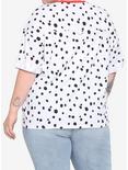 Disney 101 Dalmatians Spots Oversized Girls T-Shirt Plus Size, MULTI, alternate