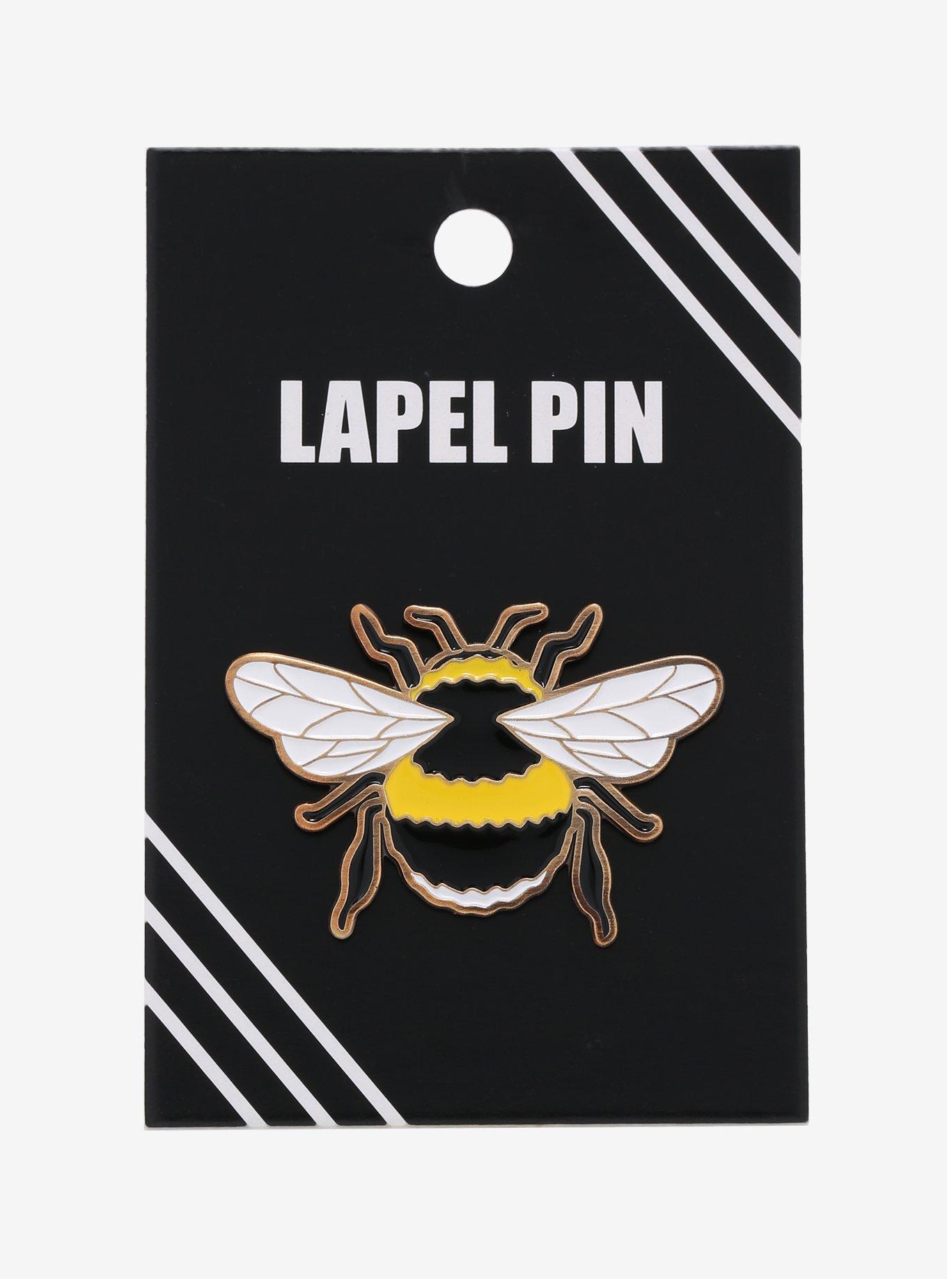 Bumble Bee Enamel Pin, , alternate