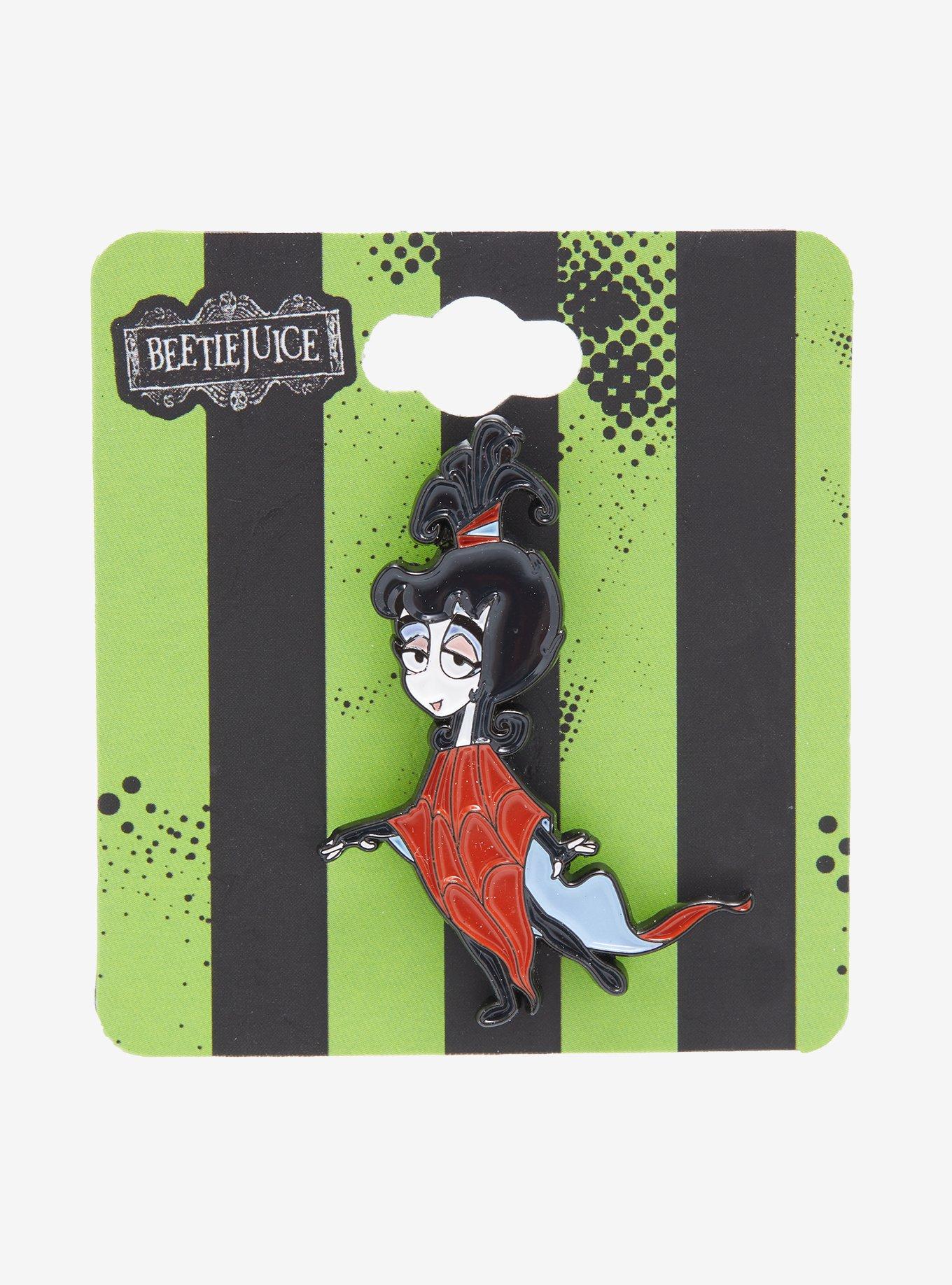 Beetlejuice Animated Lydia Enamel Pin, , alternate