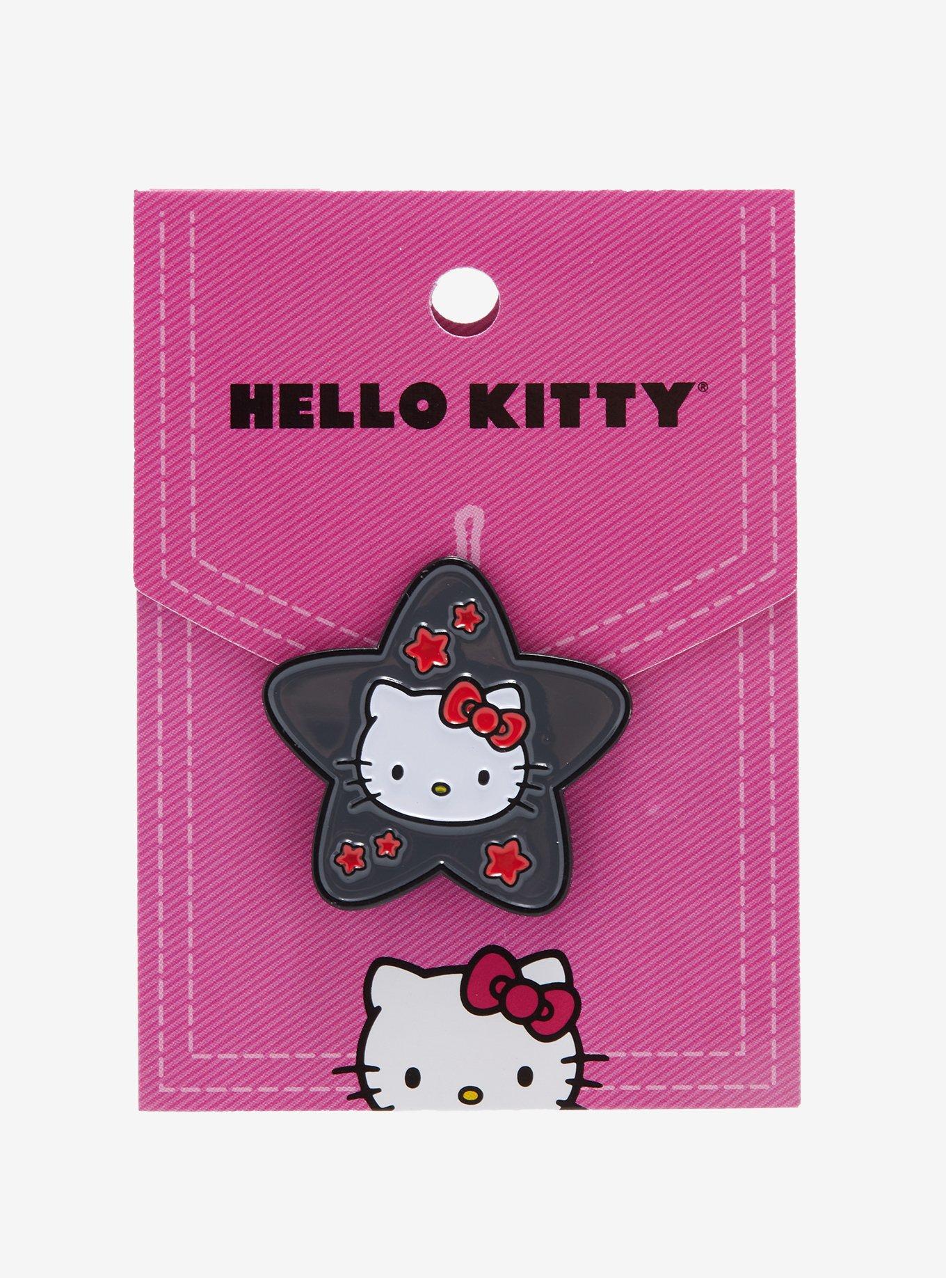 Hello Kitty Grey Star Enamel Pin, , alternate