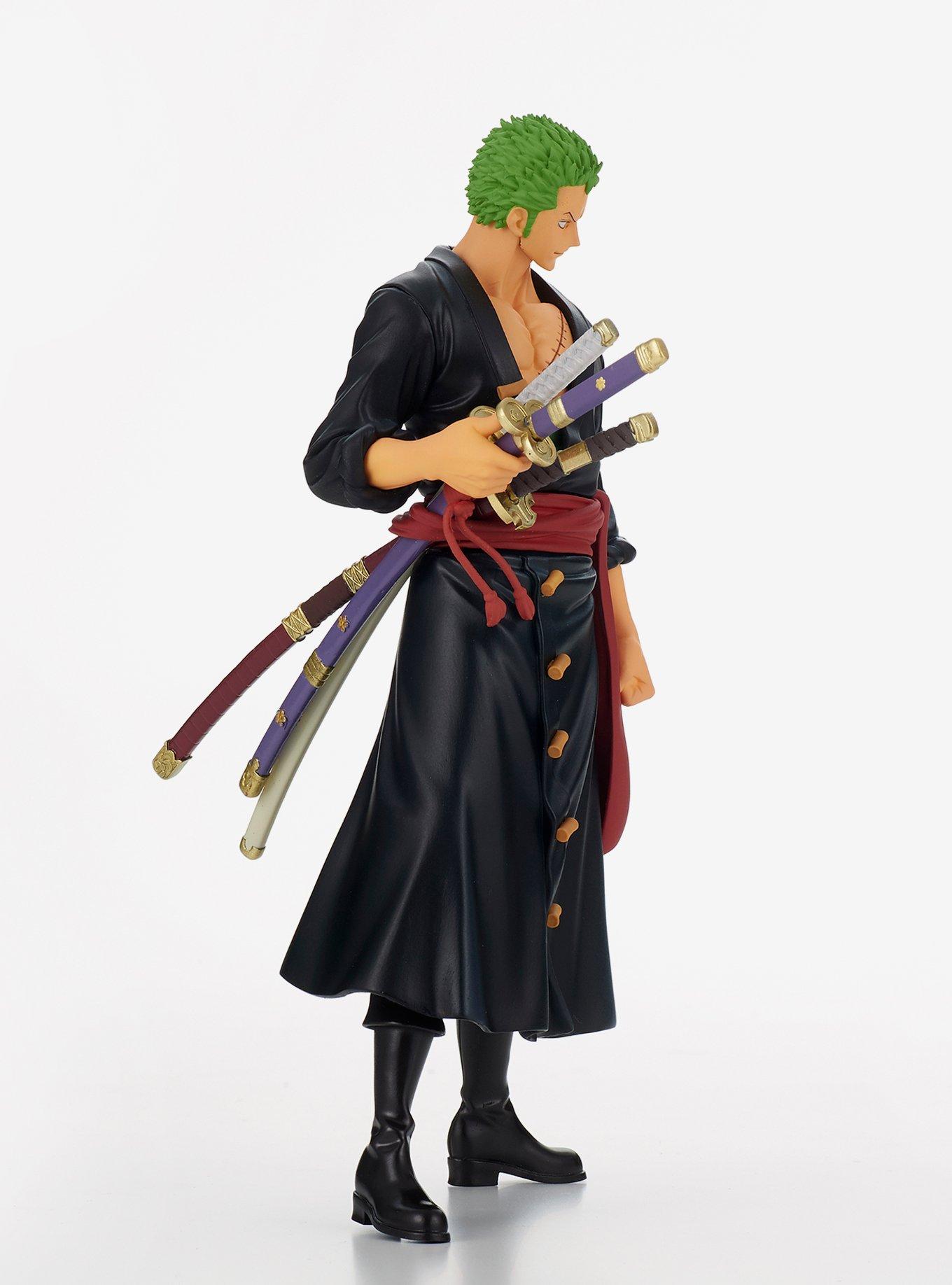 Banpresto One Piece DXF The Grandline Series Wano Country Vol. 1 Roronoa Zoro Figure, , alternate