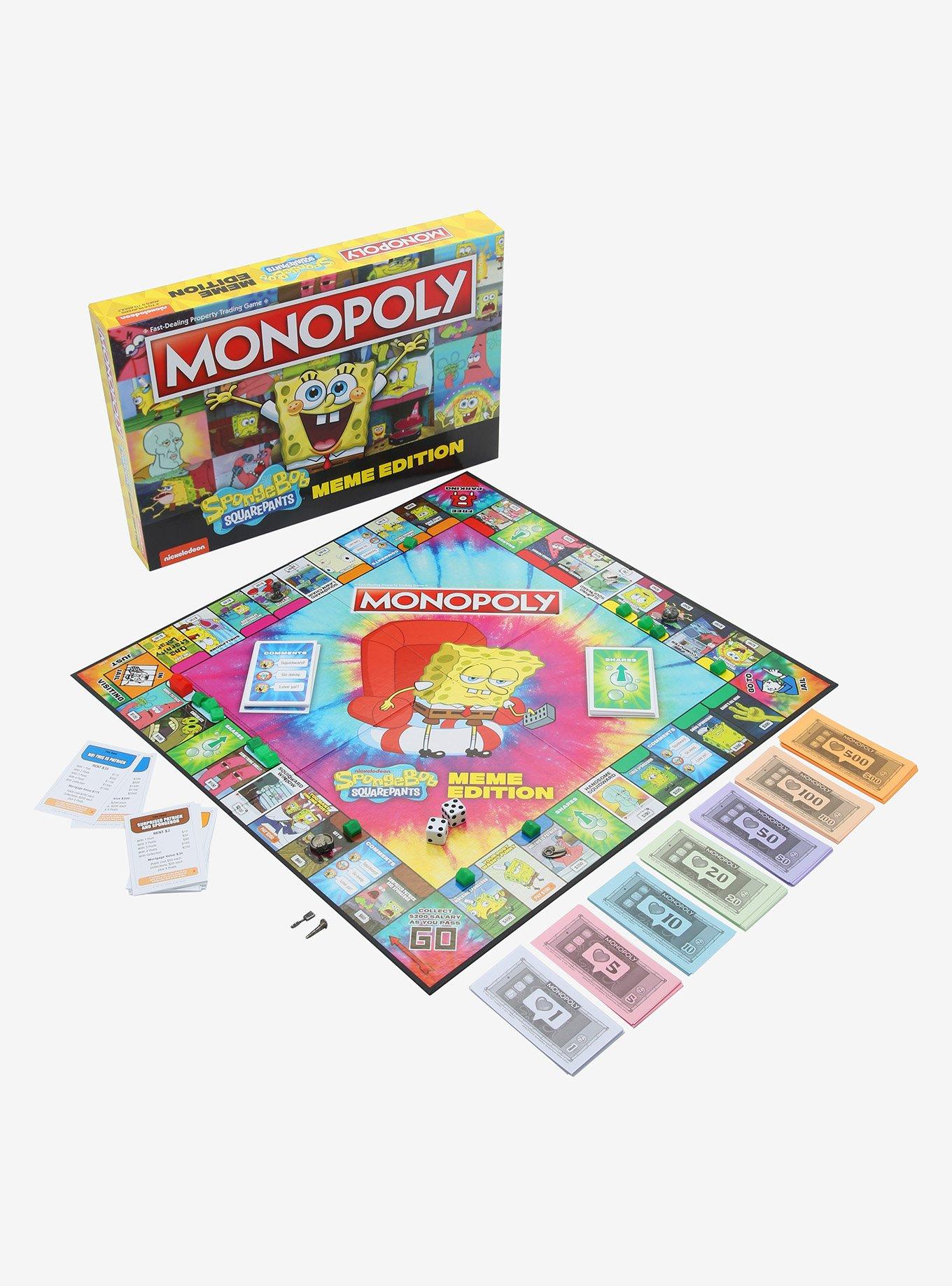 SpongeBob SquarePants Meme Edition Monopoly, , alternate