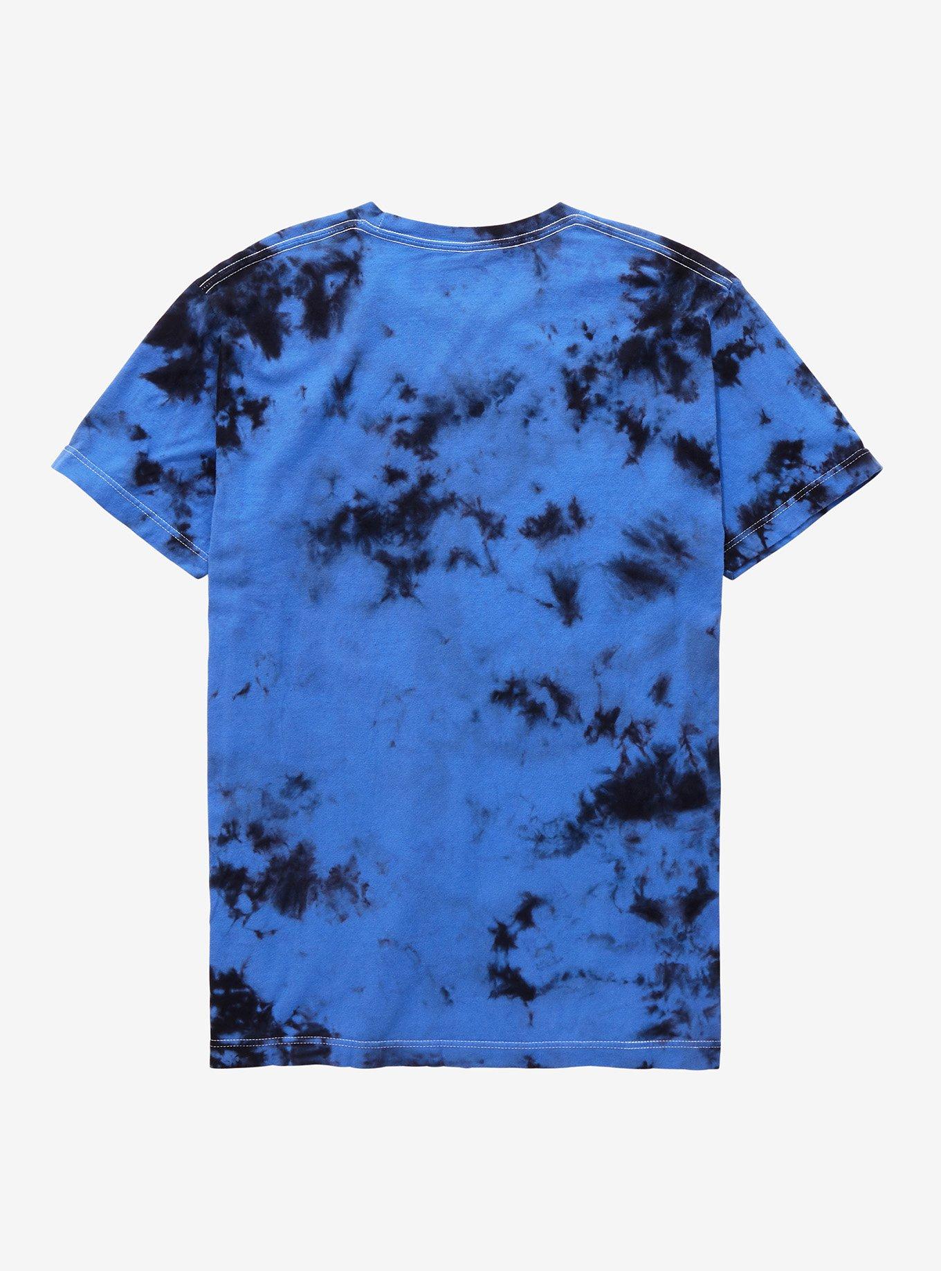 Harry Potter Ravenclaw House Tarot Tie-Dye T-Shirt, BLUE, alternate