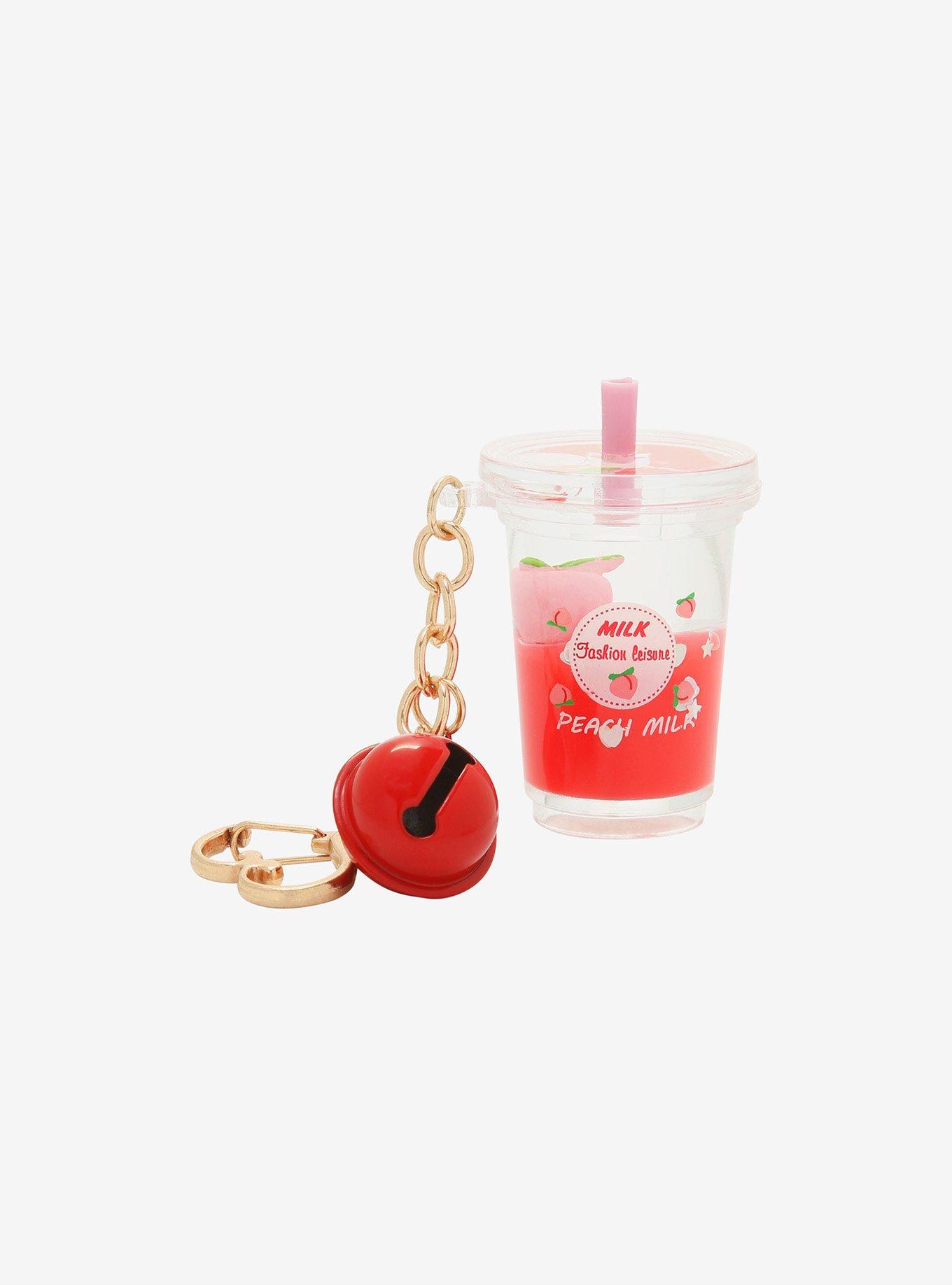 Lovely Peach Milk Key Chain PN2868  Cute keychain, Keychain, Kawaii  accessories