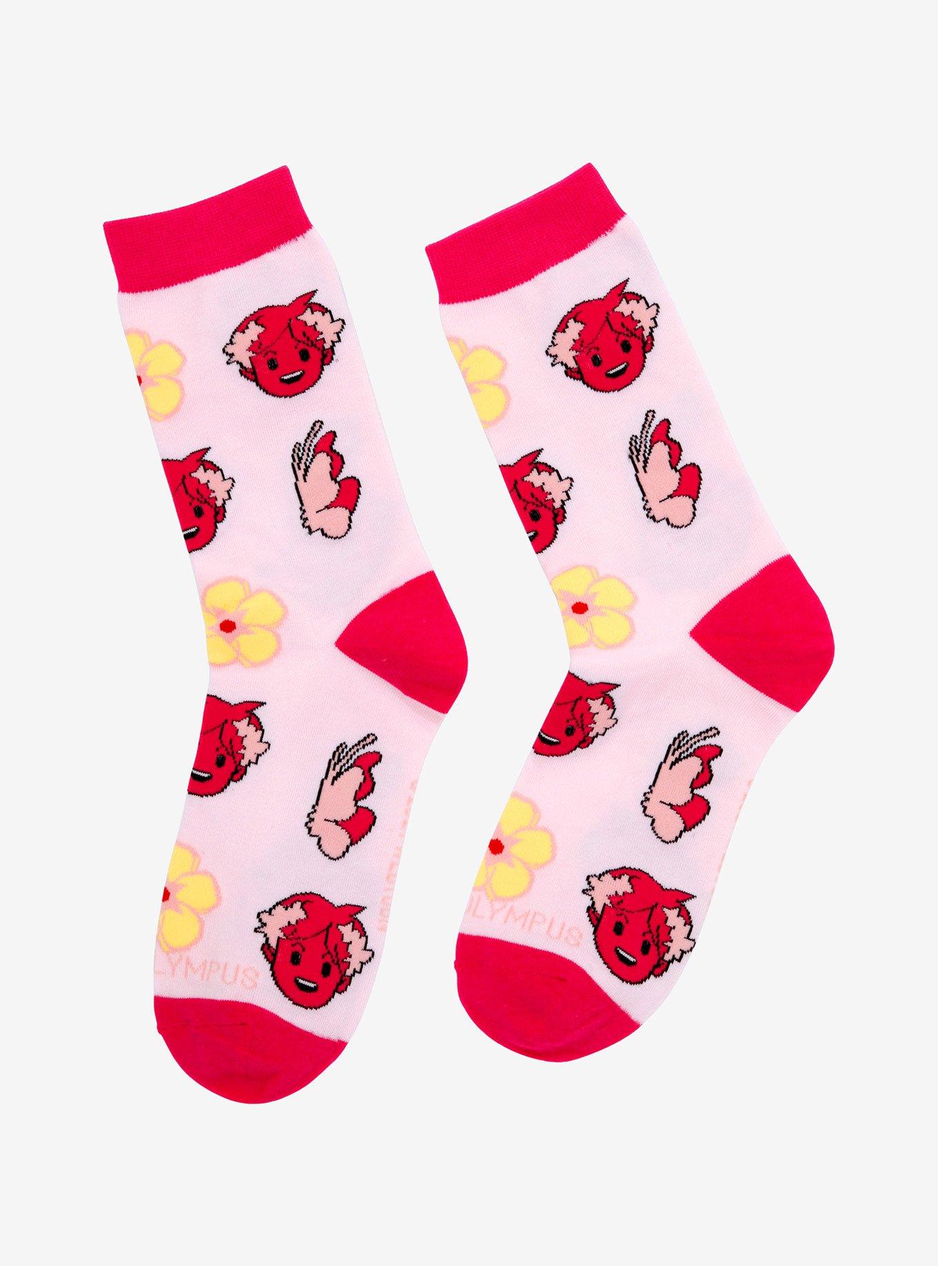 Lore Olympus Persephone Crew Socks - BoxLunch Exclusive, , alternate