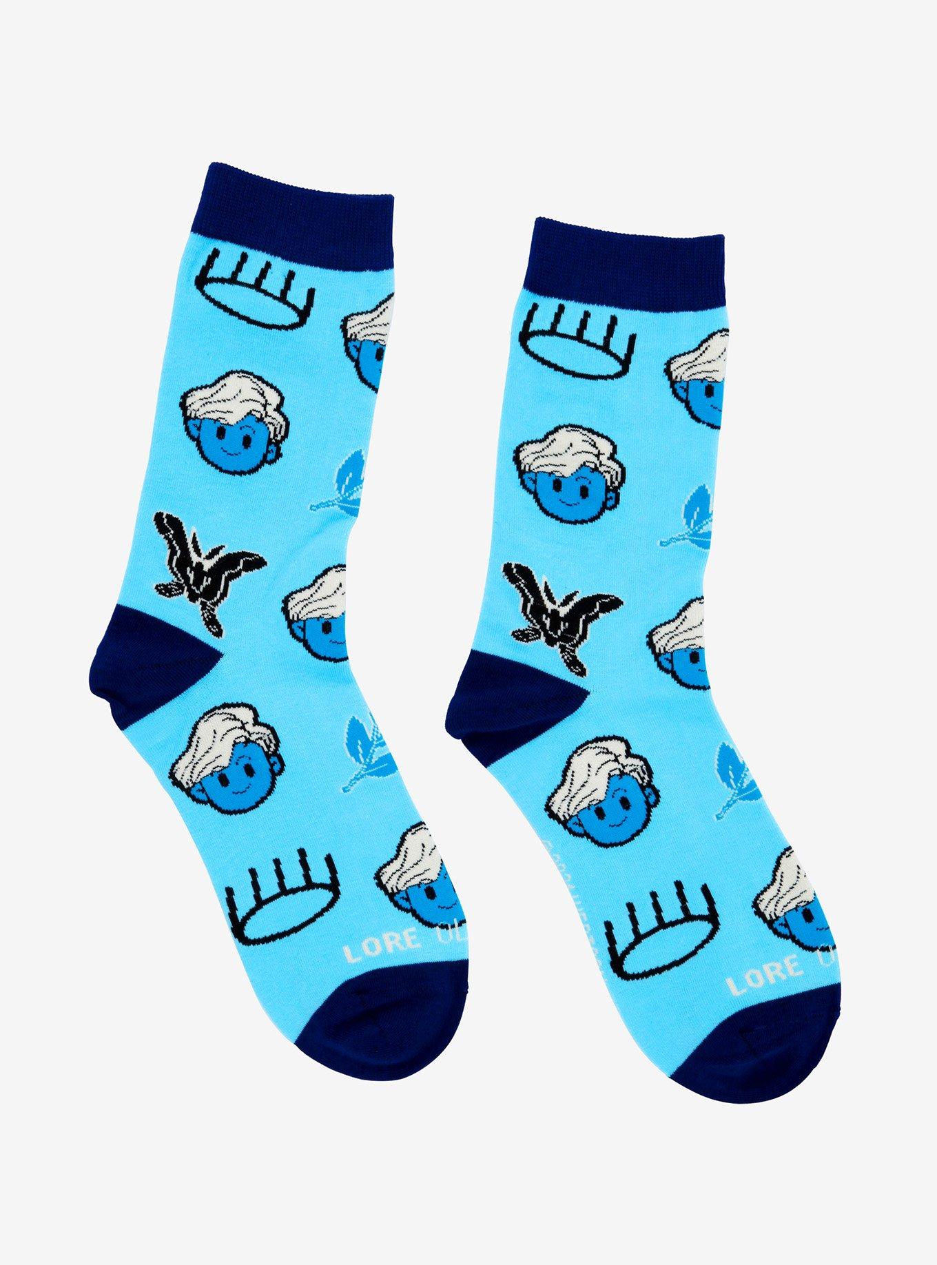 Lore Olympus Hades Crew Socks - BoxLunch Exclusive, , alternate