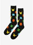 Pokémon Gen 1 Starters Allover Print Crew Socks - BoxLunch Exclusive, , alternate