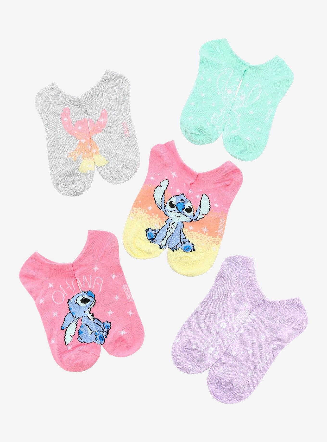 Disney Lilo & Stitch Pastel Sock Set, , alternate