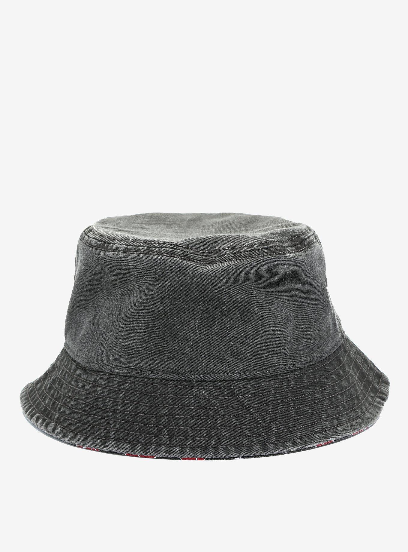 Naruto Shippuden Akatsuki Shinobi Organization Logo Patch Bucket Hat, , alternate