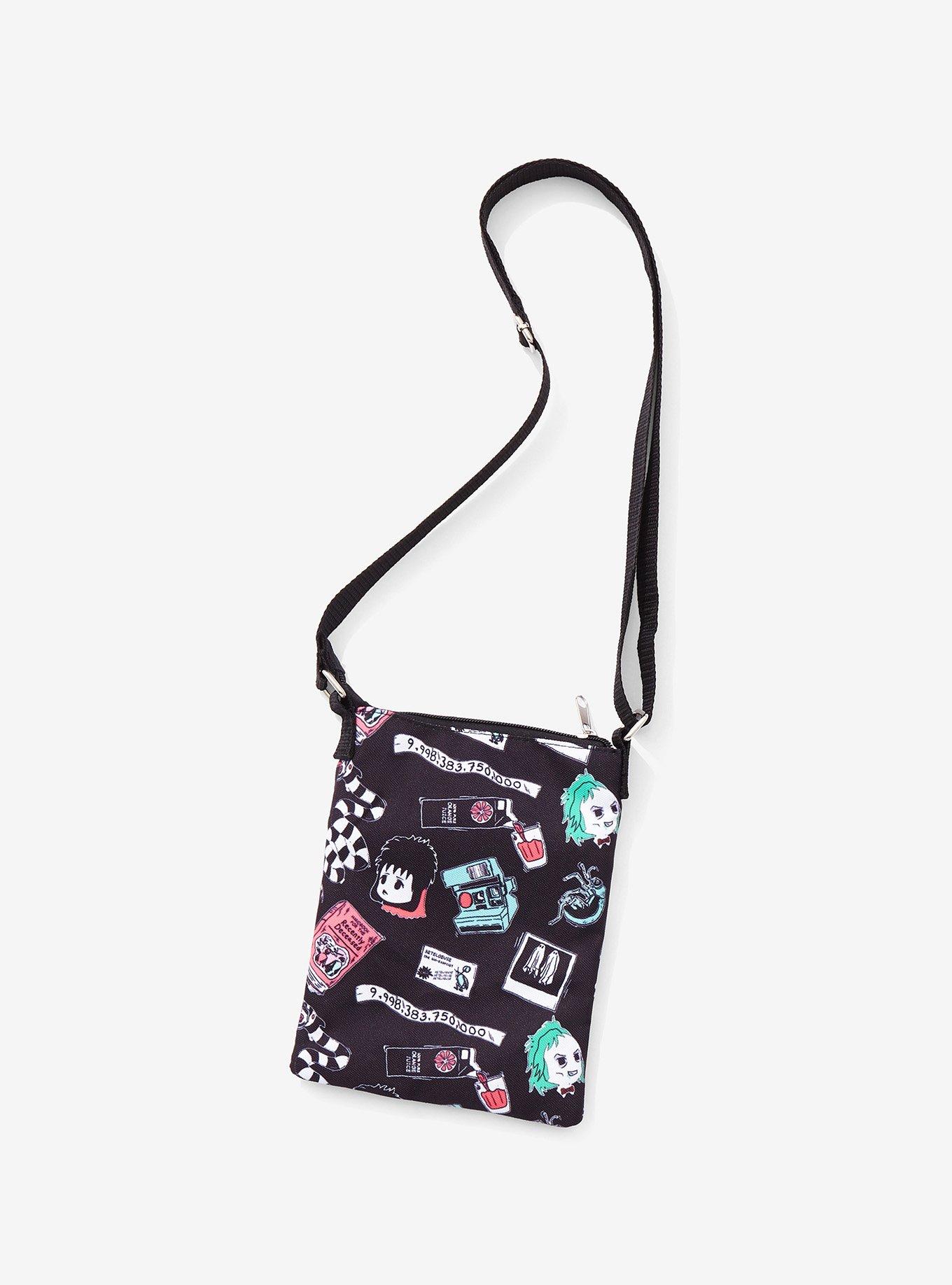 Beetlejuice Icons Chibi Passport Crossbody Bag, , alternate