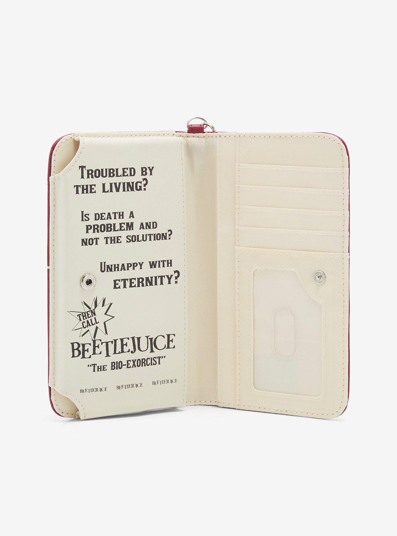 Beetlejuice Handbook For The Recently Deceased Tech Wallet, , alternate