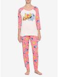 Disney Winnie The Pooh Characters Girls Thermal Pajama Set, MULTI, alternate