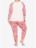 Disney Winnie The Pooh Characters Girls Thermal Pajama Set Plus Size, MULTI, alternate