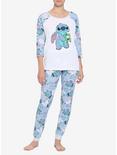 Disney Lilo & Stitch Floral Girls Thermal Pajama Set, MULTI, alternate
