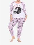The Nightmare Before Christmas Lavender Girls Thermal Pajama Set Plus Size, MULTI, alternate
