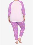 Fruits Basket Lavender Girls Thermal Pajama Set Plus Size, MULTI, alternate