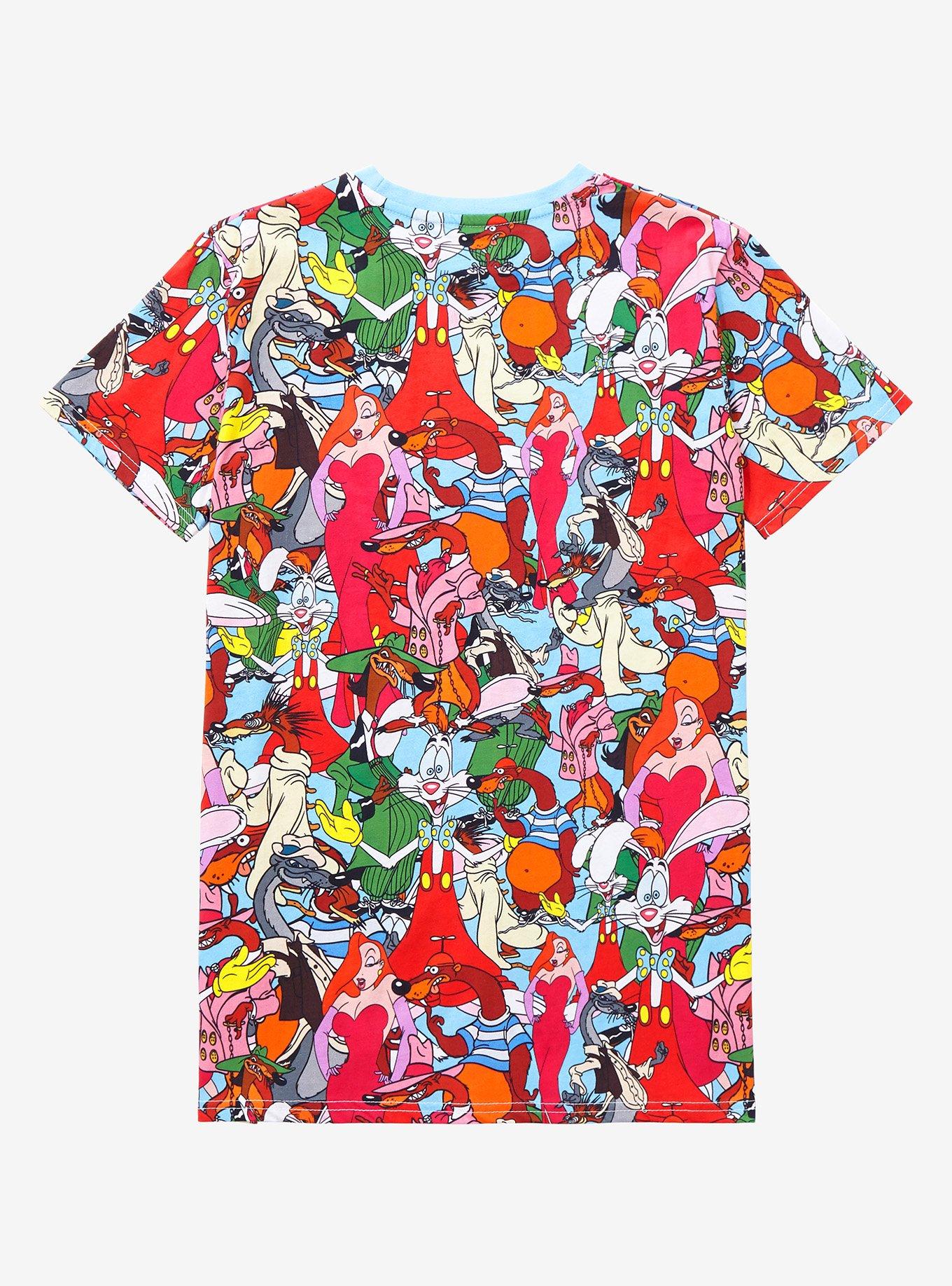 Cakeworthy Disney Who Framed Roger Rabbit Characters T-Shirt, MULTI, alternate