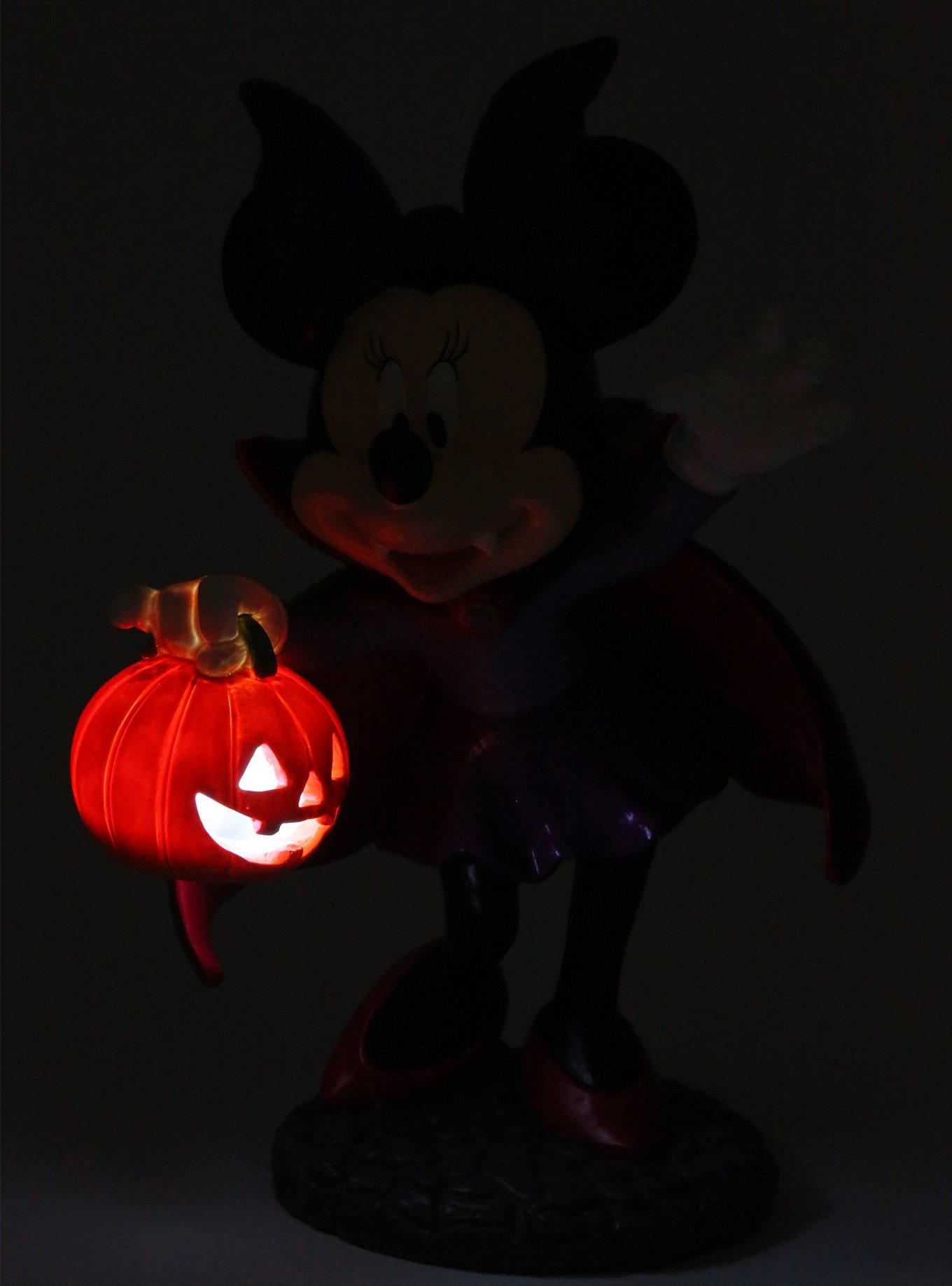 Disney Minnie Mouse in Vampire Costume Light Up Statue