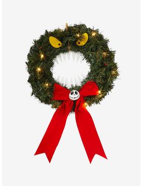 Disney The Nightmare Before Christmas Man-Eating Wreath Light-Up Wreath - BoxLunch Exclusive, , hi-res