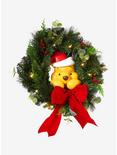 Disney Winnie the Pooh Santa Pooh Light-Up Wreath - BoxLunch Exclusive, , alternate