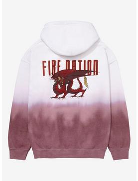 Avatar: The Last Airbender Fire Nation Dragons Women's Dip-Dye Hoodie - BoxLunch Exclusive, , hi-res