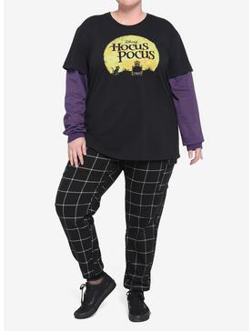 Disney Hocus Pocus Stripe Twofer Girls Long-Sleeve Top Plus Size, , hi-res