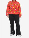 Disney Winnie The Pooh Fuzzy Half-Zipper Girls Sweater Plus Size, MULTI, alternate