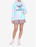 Disney Lilo & Stitch Ohana Pastel Tie-Dye Girls Hoodie, MULTI, alternate