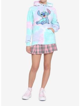 Disney Lilo & Stitch Ohana Pastel Tie-Dye Girls Hoodie, MULTI, hi-res