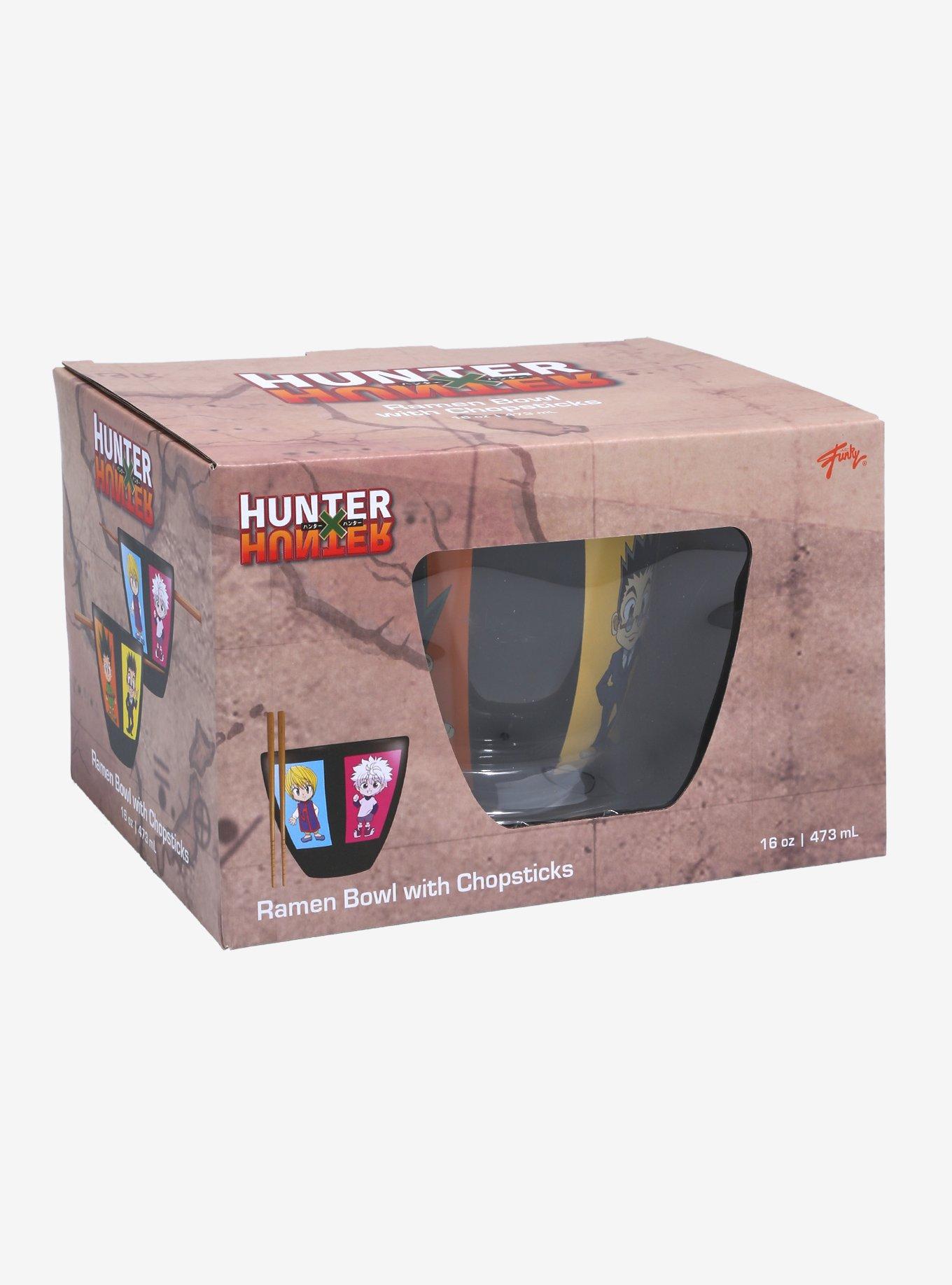 Hunter x Hunter Chibi Character Panels Ramen Bowl with Chopsticks, , alternate