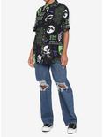 Universal Monsters Collage Girls Woven Button-Up, MULTI, alternate