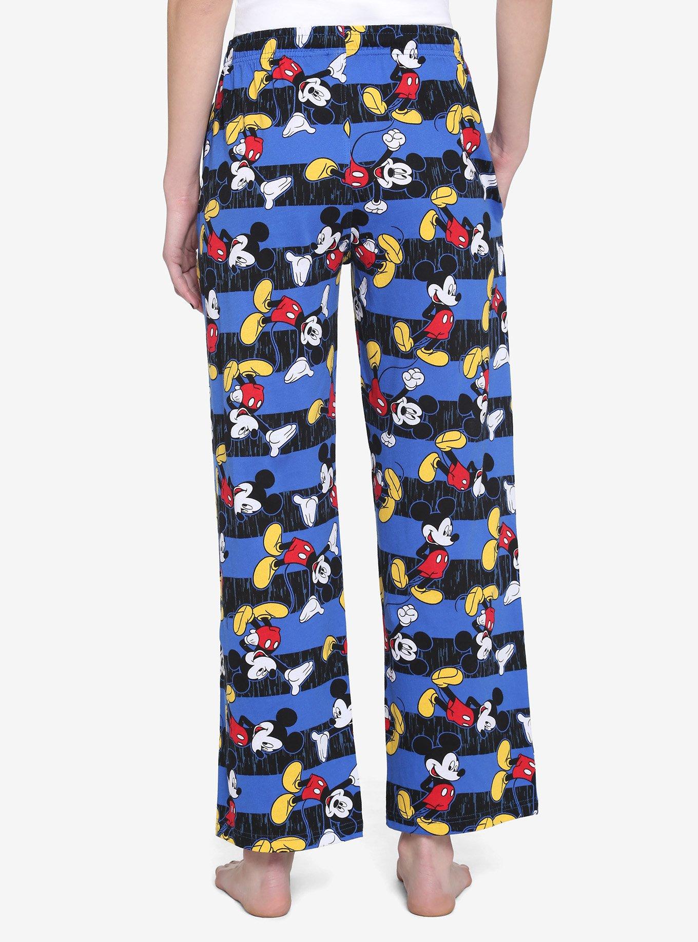 Disney Mickey Mouse Stripe Girls Pajama Pants, MULTI, alternate