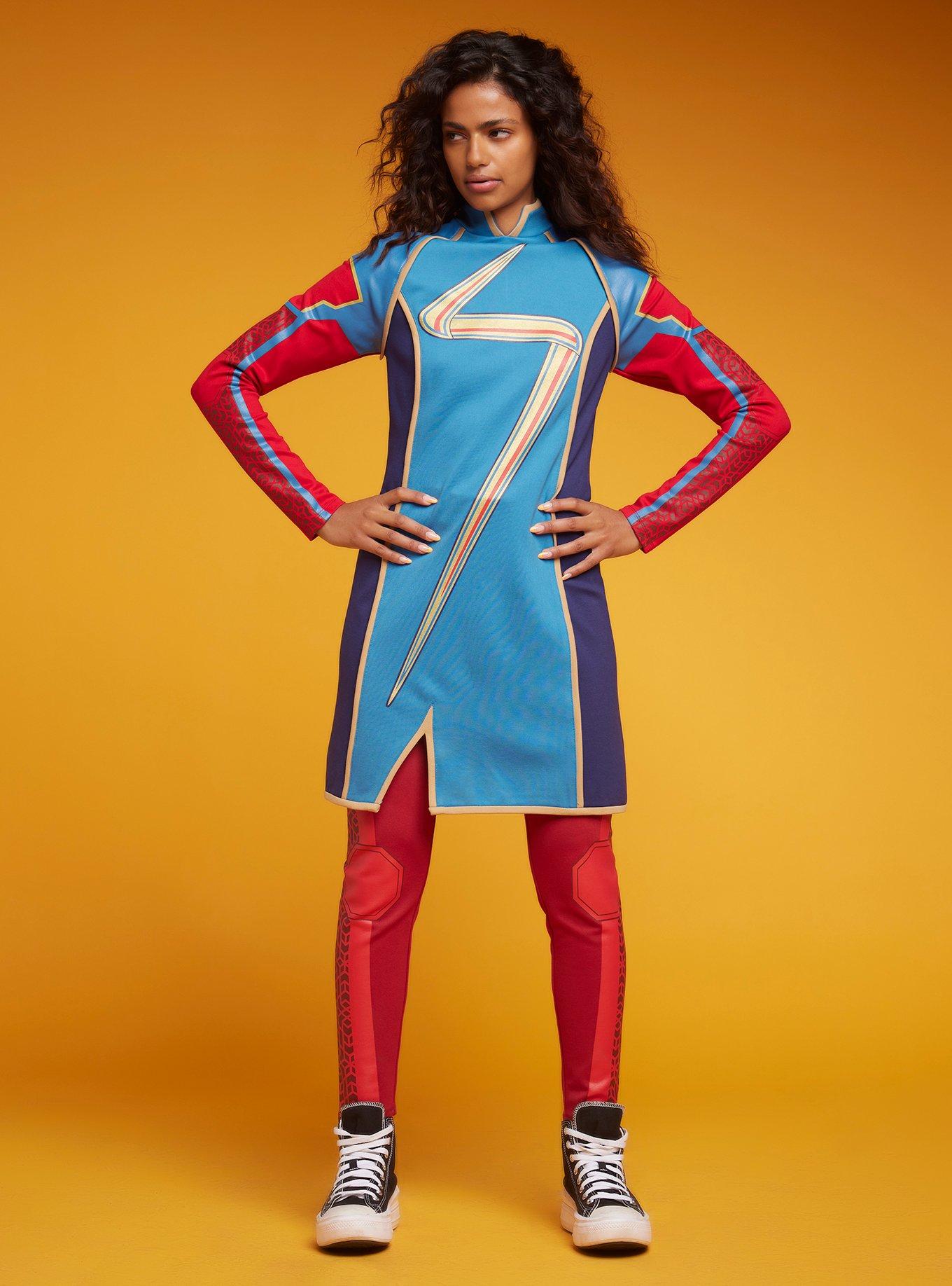 Her Universe Marvel Ms. Marvel Hero Costume Dress, MULTI, alternate