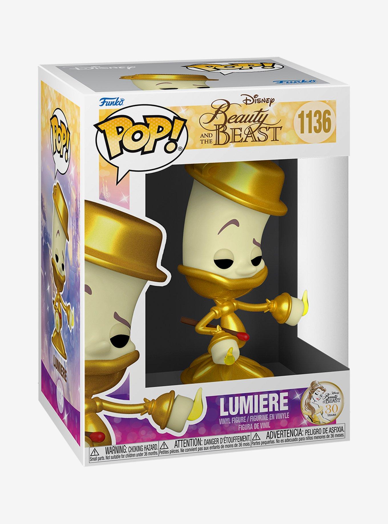 Disney Beauty And The Beast 30th Anniversary Pop! Lumiere Vinyl Figure, , alternate