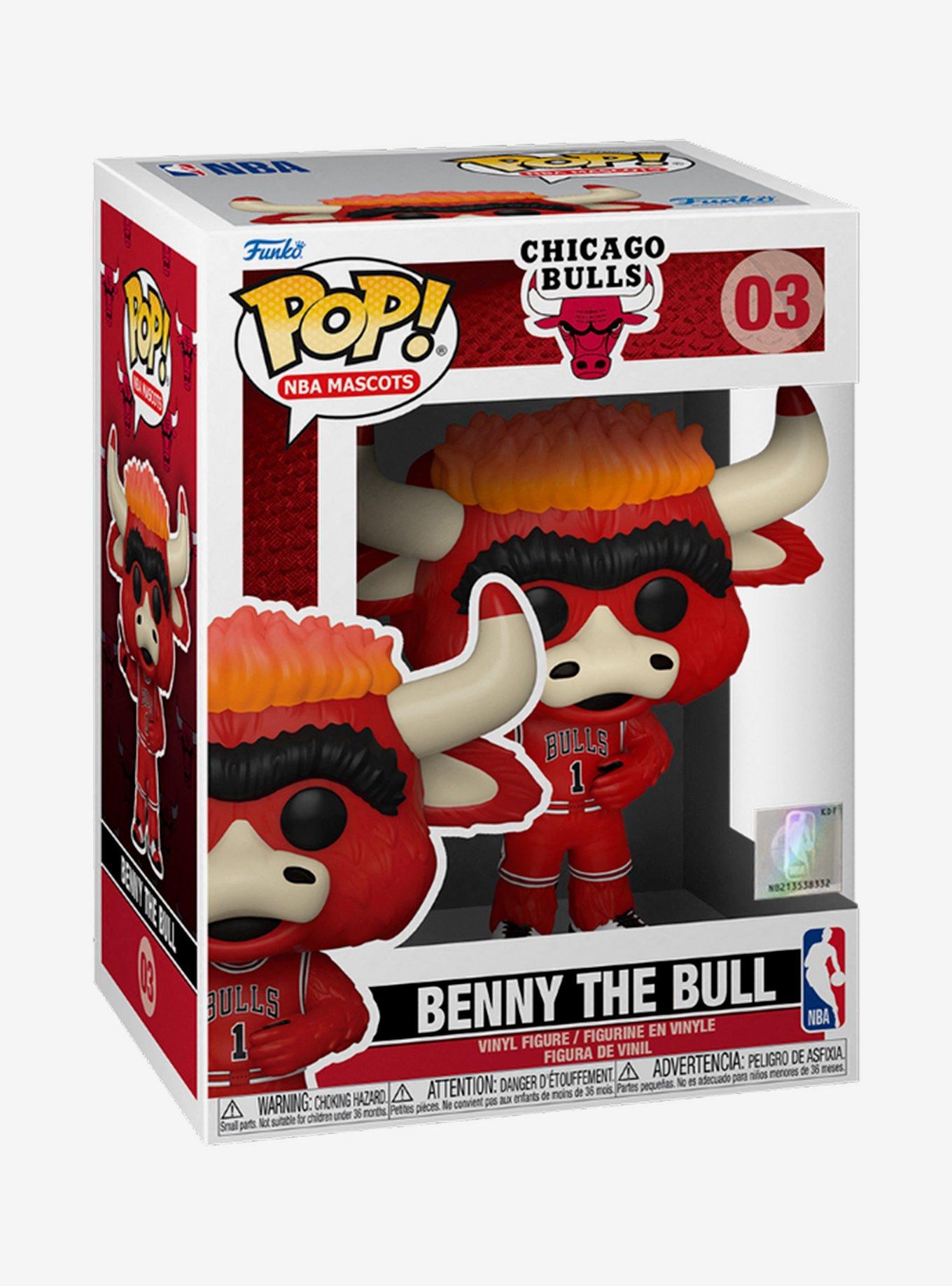 Funko Chicago Bulls Pop! NBA Mascots Benny The Bull Vinyl Figure, , alternate