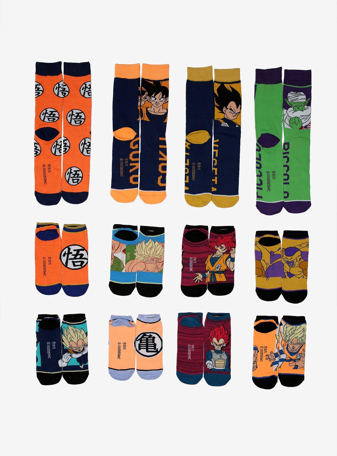 Dragon Ball Z Super: Broly 12 Days Of Socks Gift Set, , alternate