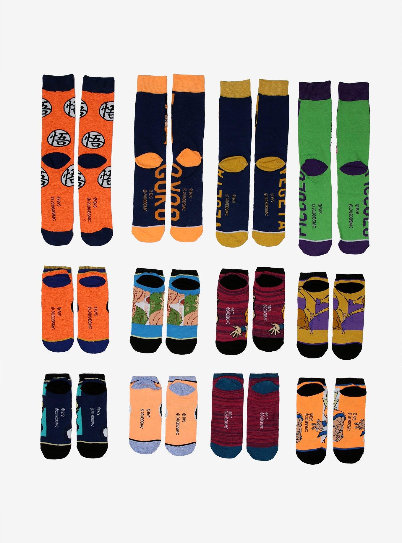 Dragon Ball Z Super: Broly 12 Days Of Socks Gift Set, , alternate