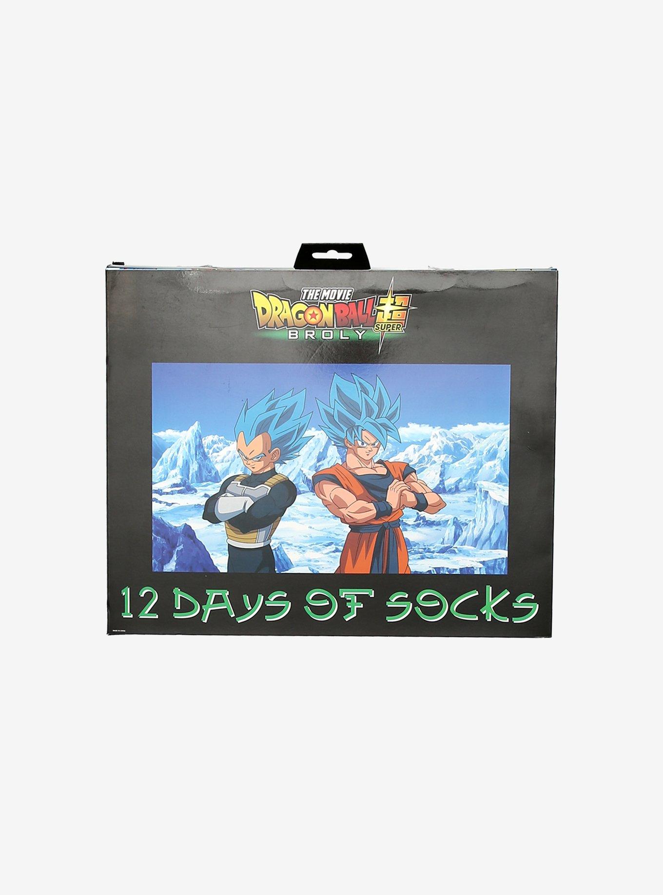 Dragon Ball Z Super: Broly 12 Days Of Socks Gift Set, , alternate