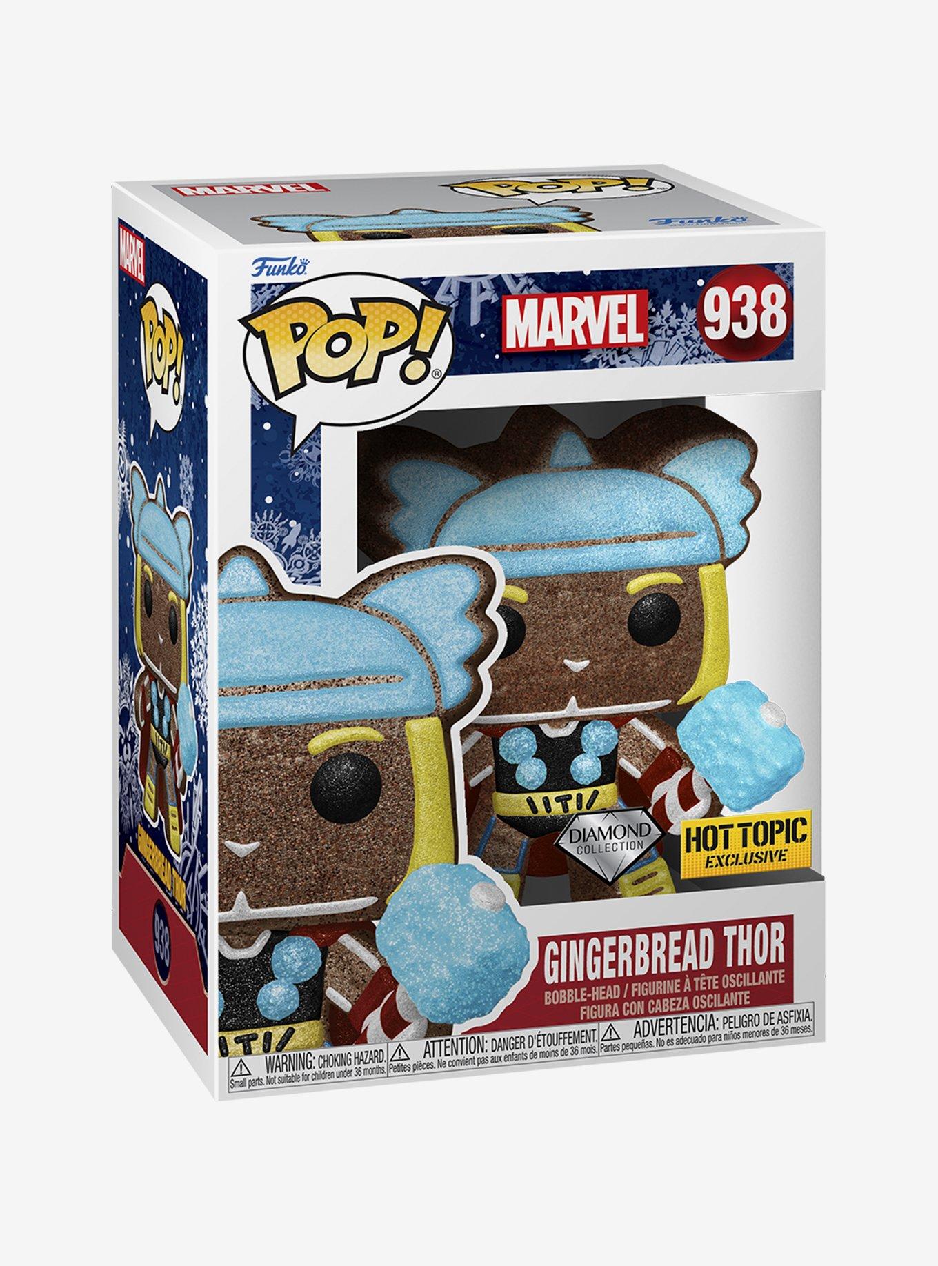 Funko Marvel Holiday Diamond Collection Pop! Thor Vinyl Figure Hot Topic Exclusive, , alternate