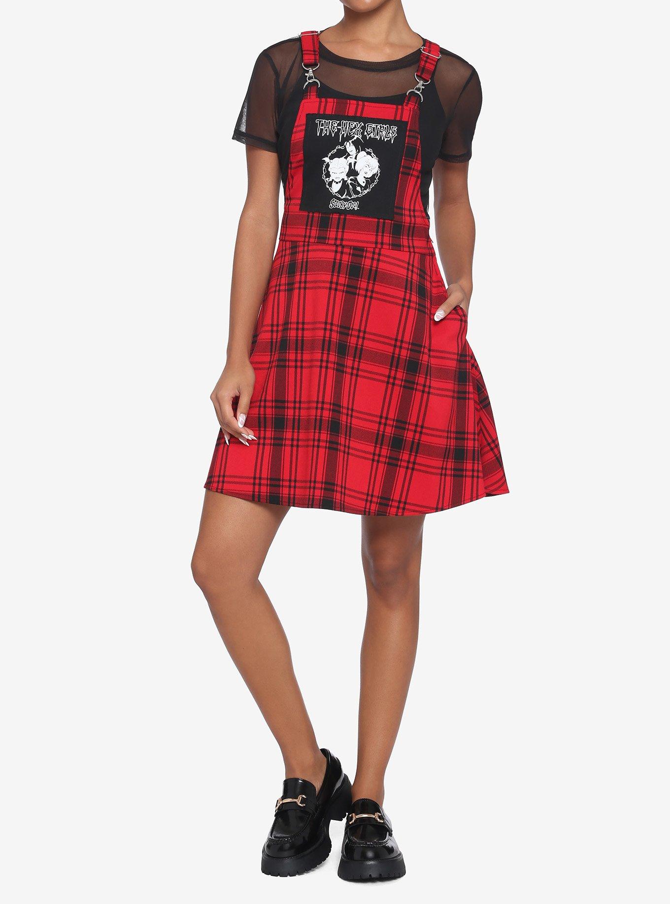 Scooby-Doo! The Hex Girls Plaid Skirtall, MULTI, alternate