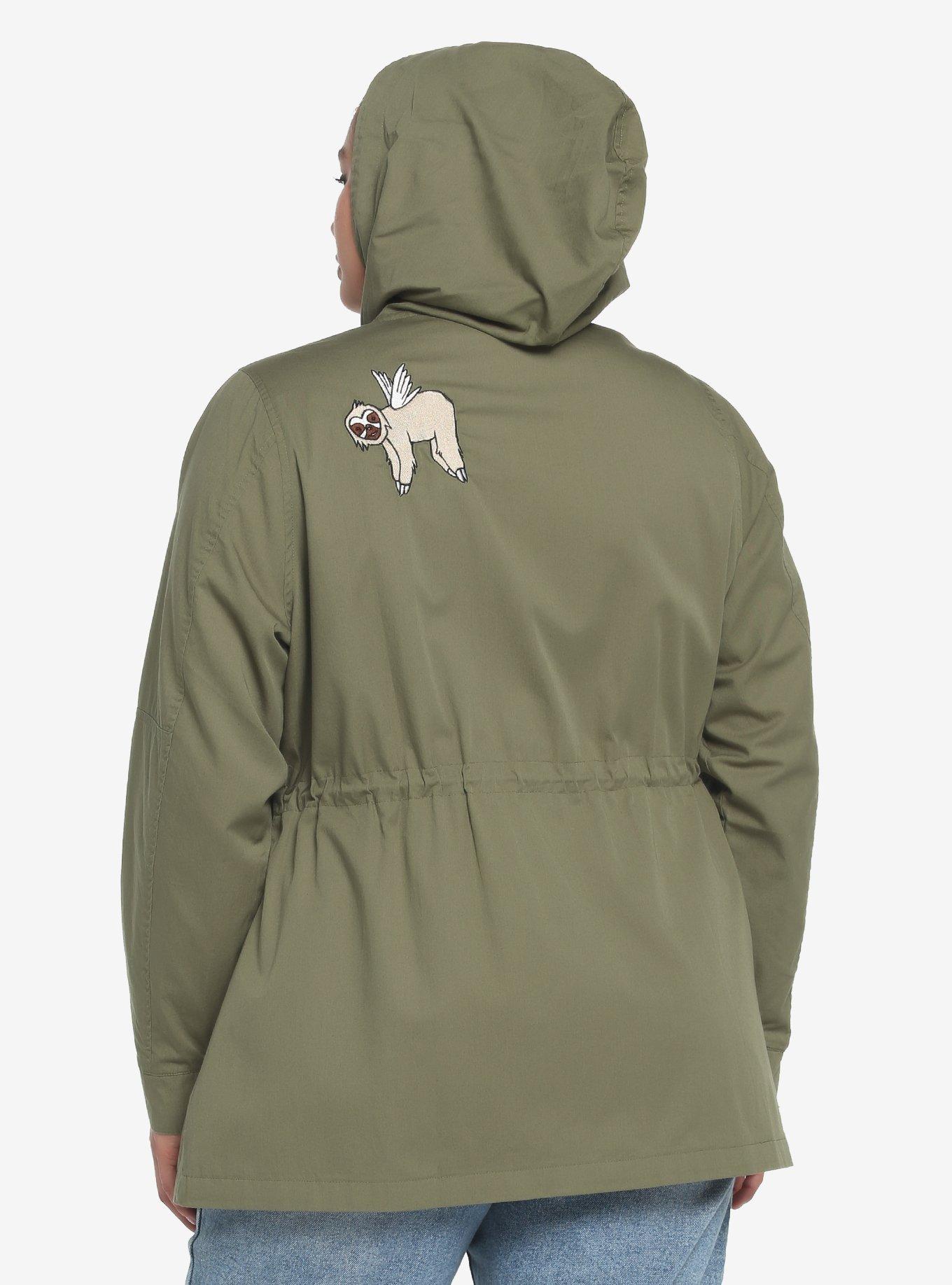 Her Universe Marvel Ms. Marvel Patch Anorak Jacket Plus Size, MULTI, alternate