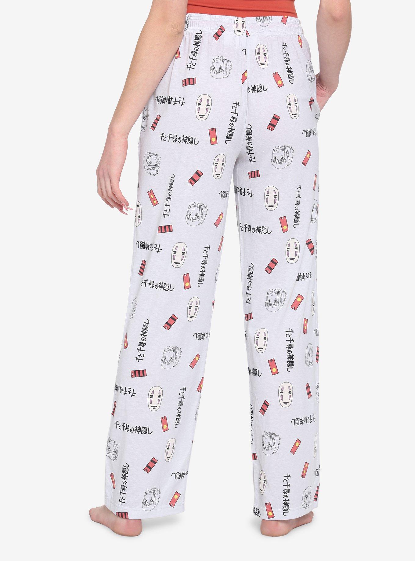 Studio Ghibli Spirited Away Bath Tokens Pajama Pants, MULTI, alternate