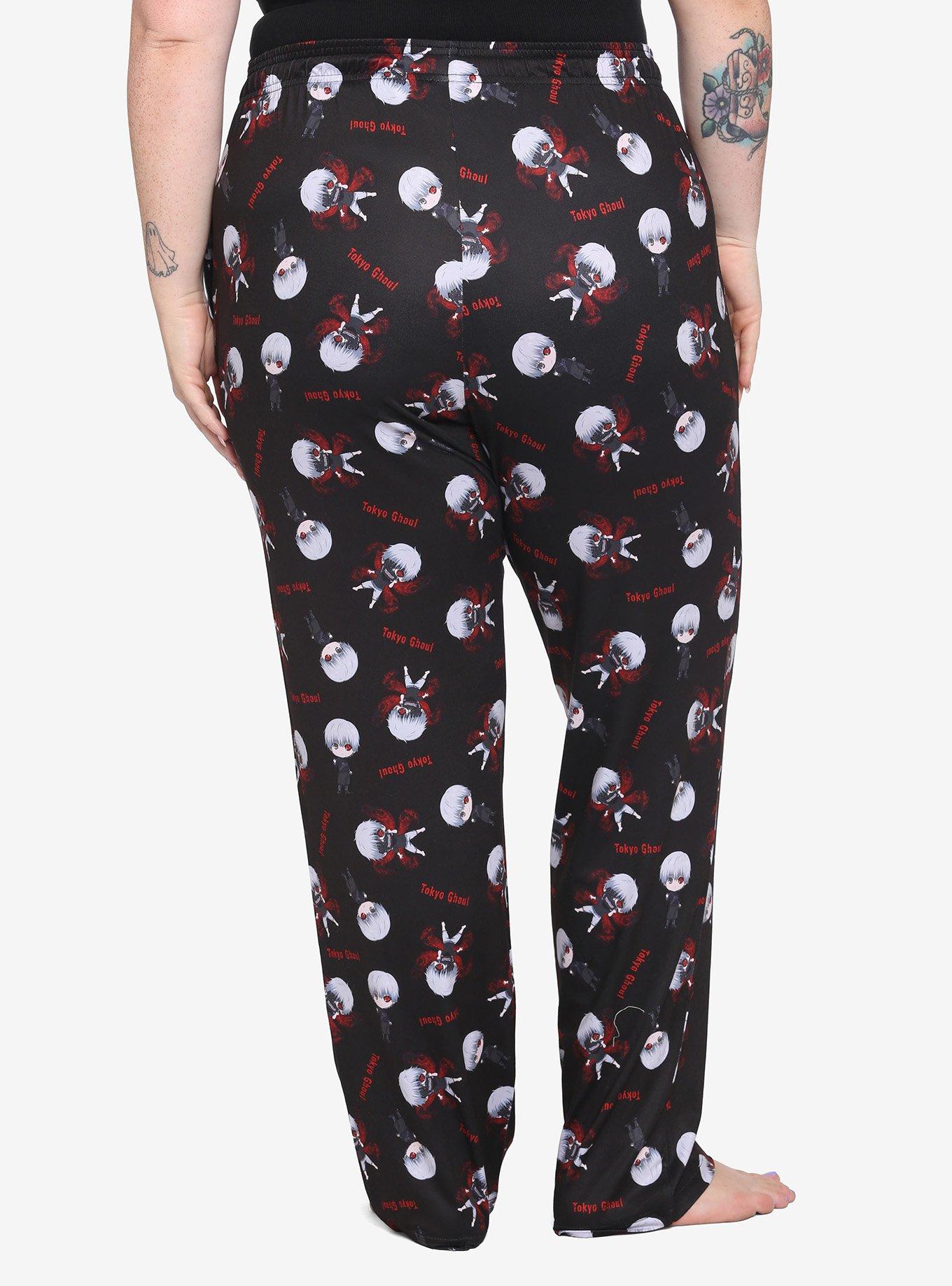 Tokyo Ghoul Pajama Pants Plus Size, MULTI, alternate